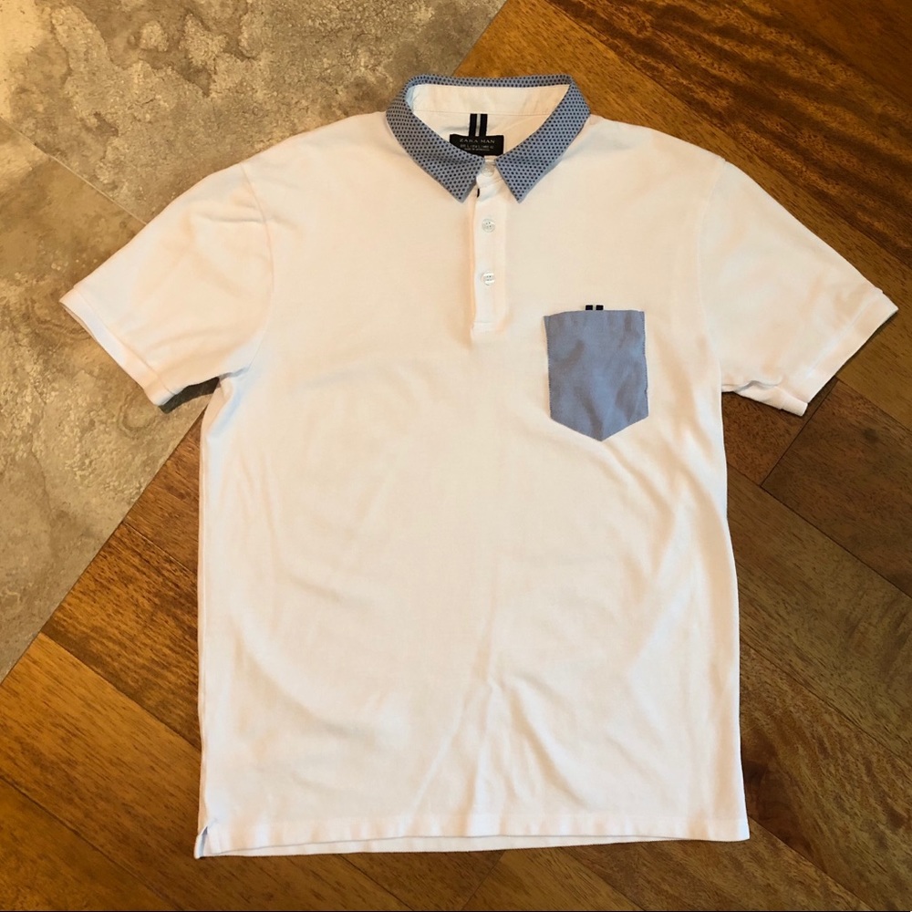 Zara Man Polo with Designed Collar
